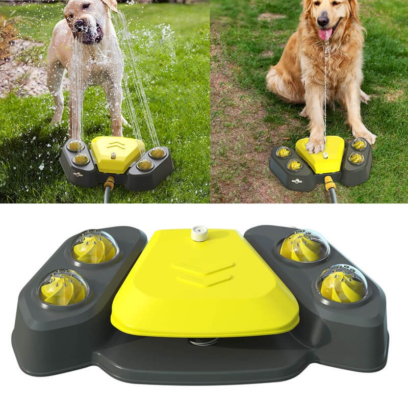 Dog Water Dispenser Outdoor Automatic Water Play Sprinkler