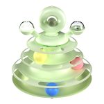 4 Levels Cat Toy Tower Turntable Roller Balls Toys Interactive Intelligence Pets Toys - Image 3