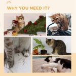 PawHut Cat Scratching Board, 4 Pack Cat Scratcher For Indoor Cats - Image 3