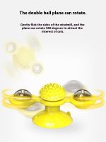 Cat Entertainment Set- Interactive Rotating Disk, Feather Teasers, Tumbler - Image 4