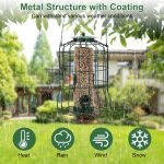 1Pc Outdoor Wild Bird Feeder Squirrel-Proof Chew-Proof Metal Hanging - Image 8