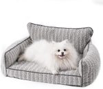 Orthopedic Pet Sofa - Supportive Bed For Small Medium Dogs & Cats, Anti-Slip