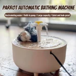 Auto Circulating 2-in-1 Parrot Bath & Pet Water Fountain,