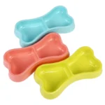 Manufacturer spot new stainless steel pet double bowl, plastic pet bowl cartoon dog bowl cat bowl, feeder wholesale - Image 3