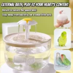 Auto Circulating 2-in-1 Parrot Bath & Pet Water Fountain, - Image 4