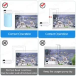 Aquarium Fish Tank Oxygen Pump Charging Dual-Purpose Air Pump Usb Lithium Battery - Image 4