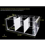 Aquarium Acrylic Fish Tank Breeding Isolation Box Goldfish Fighting - Image 5