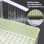 Bird electric bathing basin rain basin automatic circulating water for budgerigars. - Image 5